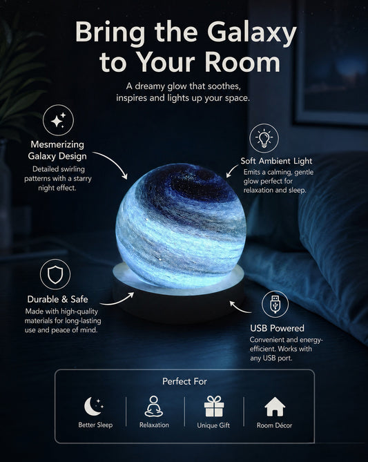 Luma Globe Crystal Lamp (Artic Pearl)