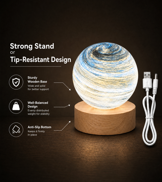 Luma Globe Crystal Lamp (Cloud Galaxy)